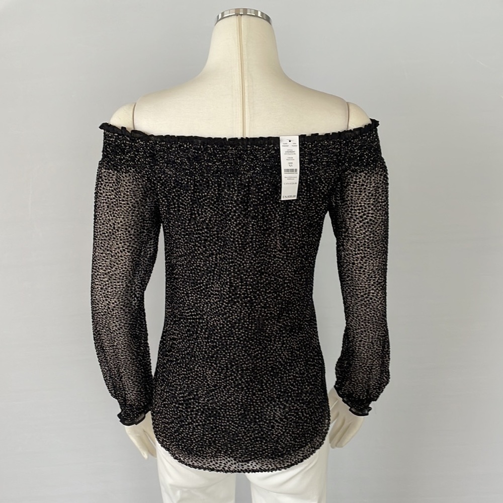 NWT WHBM Off the shoulder blouse XS - Picture 14 of 16